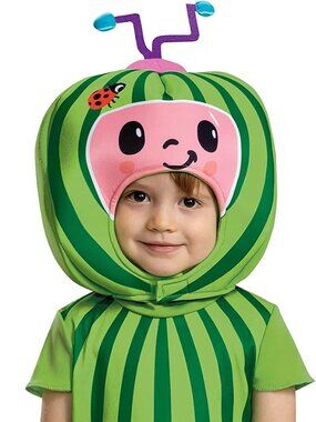 NWT Cocomelon Watermelon Kids Costume Disguise size 2T or 3T-4T